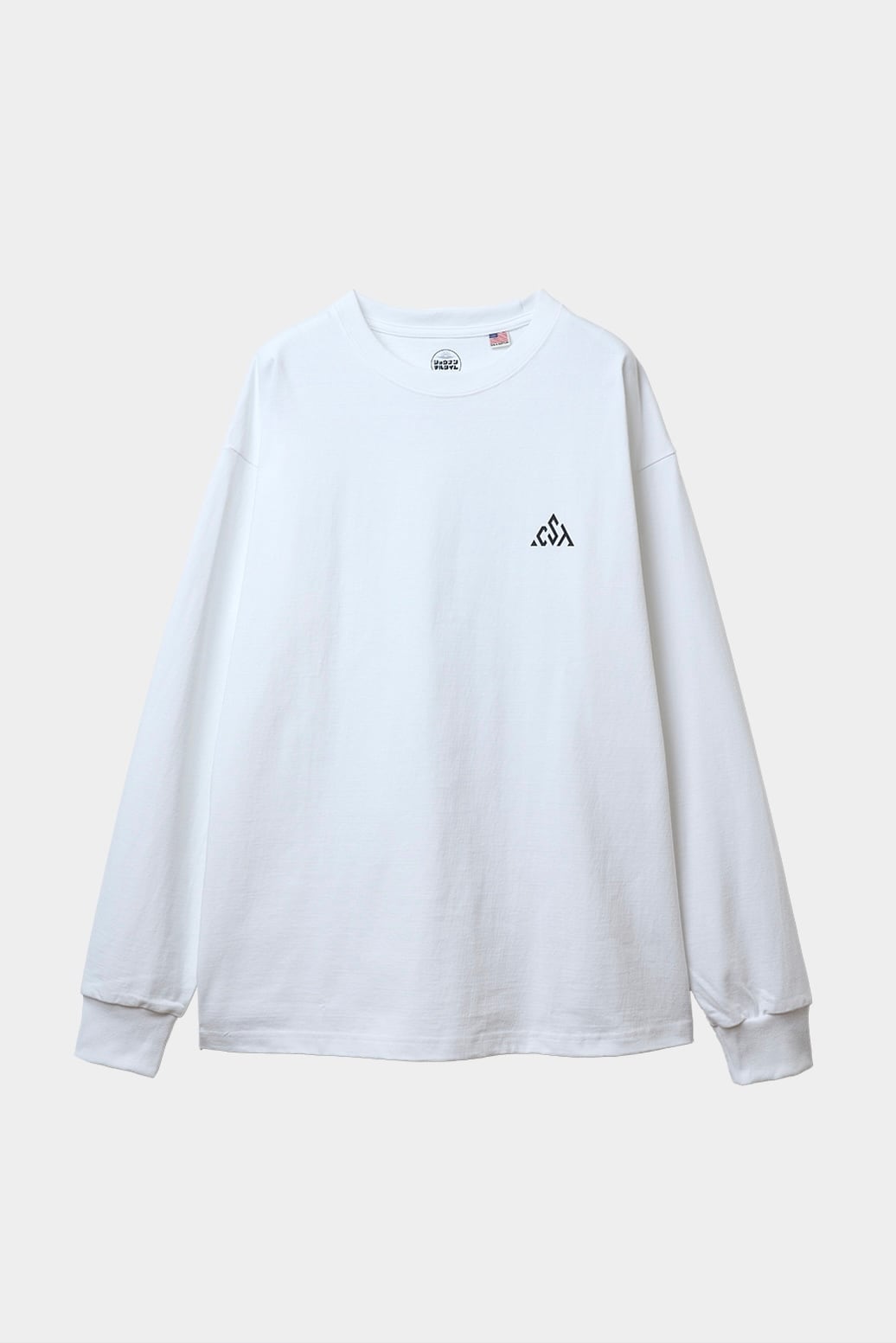 Zushi White Long-sleeve T-shirt MEN | ShonanChillTime