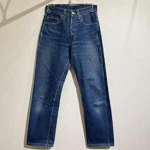 80s Levi's 501 Student Red Line Denim Jeans 80年代 リーバイス 501 スチューデント 赤耳 デニム ジーンズ インディゴ W26L27