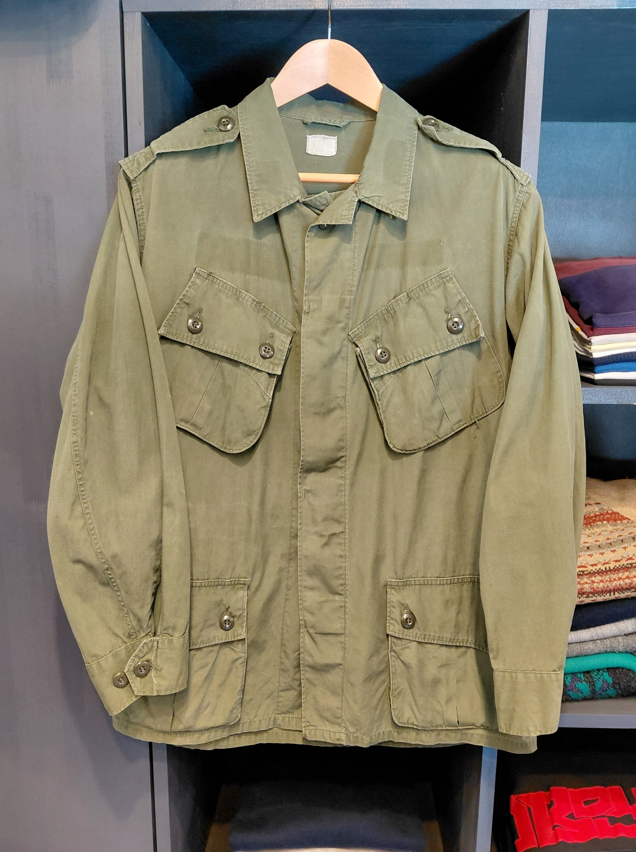 60s US ARMY Jungle Fatigue Jacket 1st M-R | THE LIGHT CLOTHING