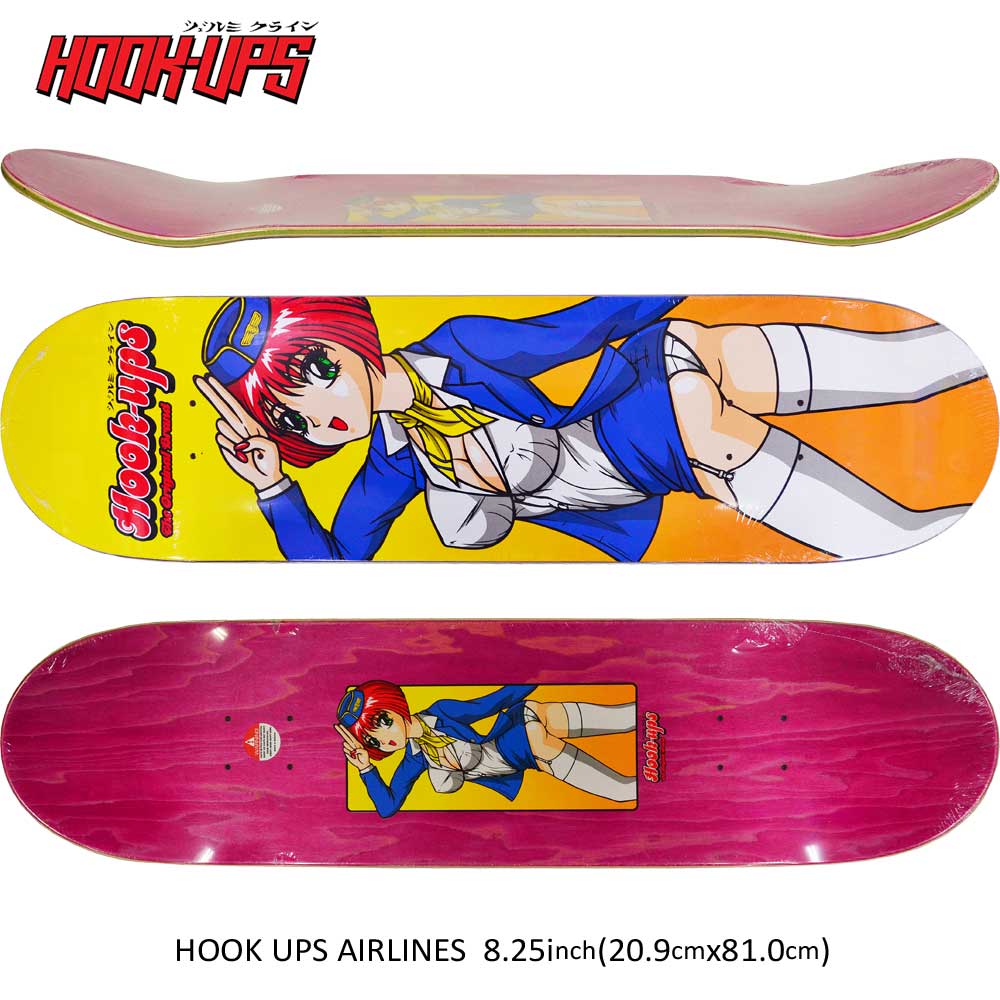 スケボー スケート デッキ スケートボード HOOK UPS フック アップ