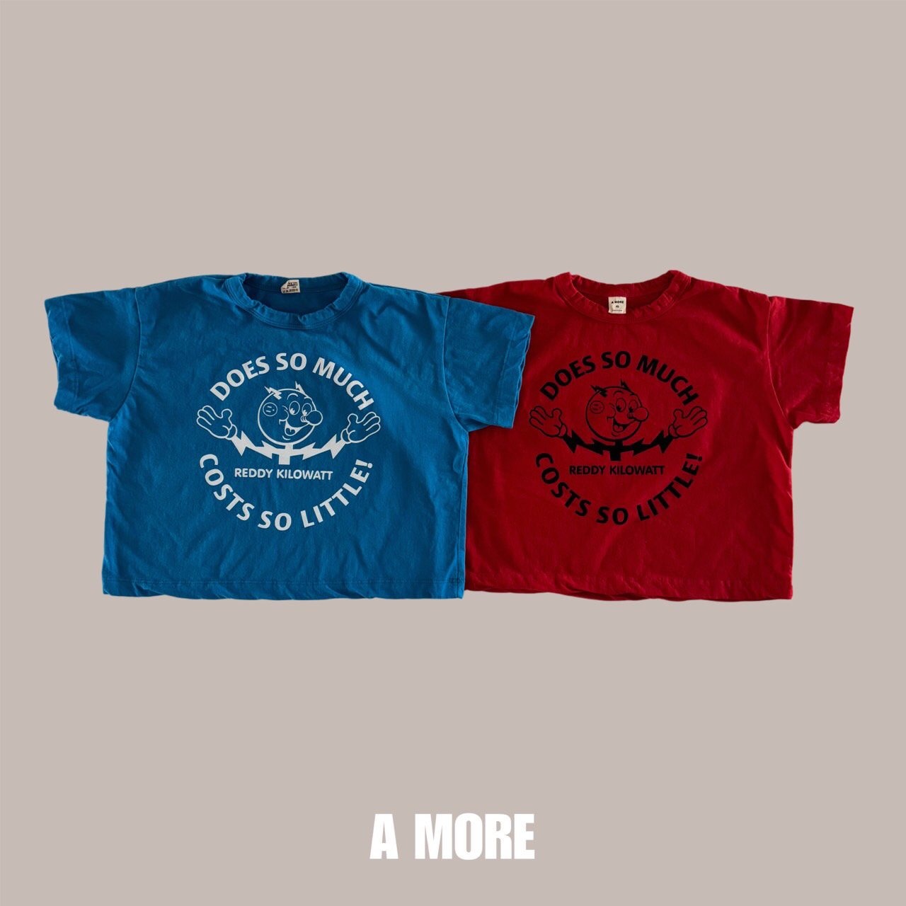 [A MORE] Lightning Man Tee / [에이모어] 번개맨티