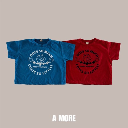 [A MORE] Lightning Man Tee / [에이모어] 번개맨티