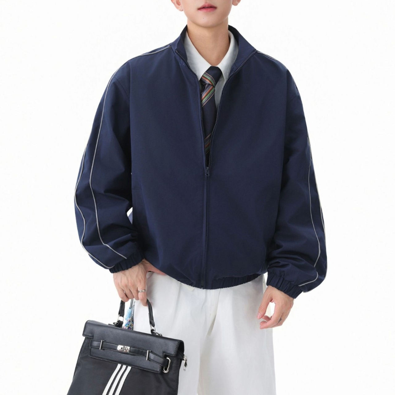 Piping Zip Jacket / M–2XL　TB2636・画像9
