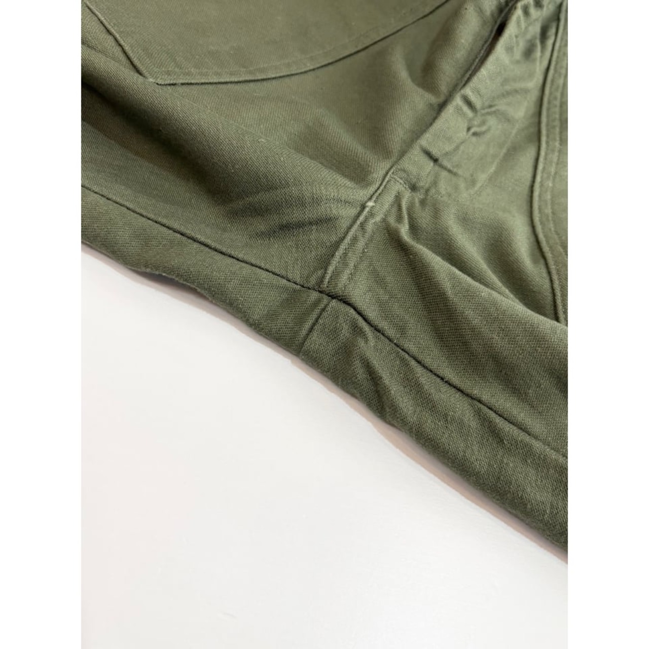 60s US ARMY OG-107 COTTON SATEEN BAKER PANTS Size W34L29→W33L28