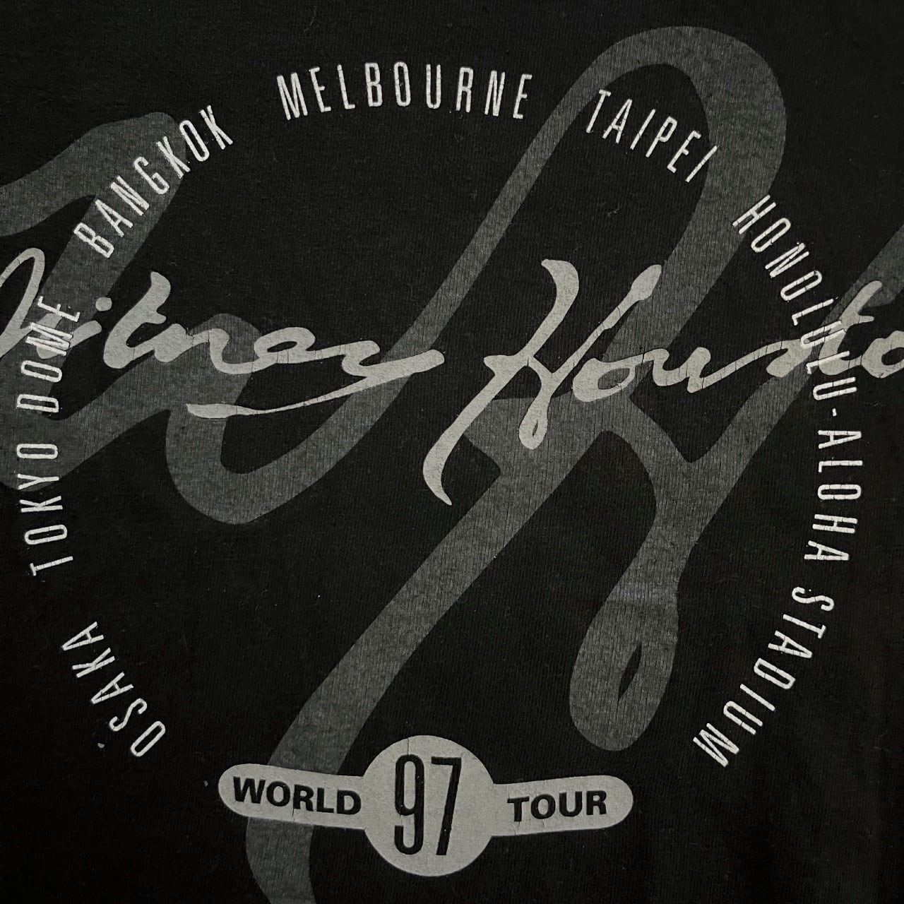 Whitney Houston 1997 World Tour Rap Tee | Vintage High Line