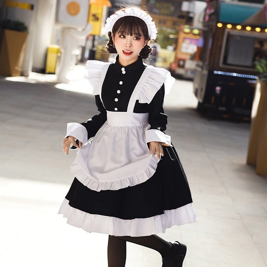 サブカル 服 地雷系 通販 ワンピ メイド服 コスプレ衣装 ロリータ コンカフェ衣装 キャスト衣装 メイドカフェ レトロ