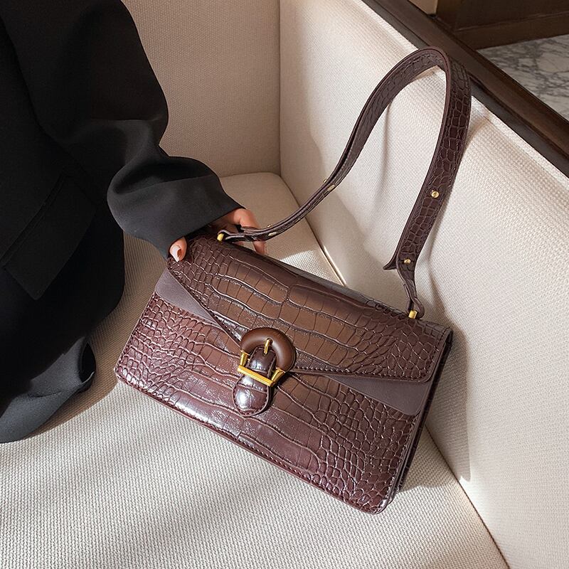 スタイルシングル スクウェア メッセンジャーバッグ 手作りハンドバック58291067781