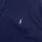 RALPH LAUREN ラルフローレン SLIM FIT BD ボタンダウン 長袖シャツ M/ネイビーメンズ