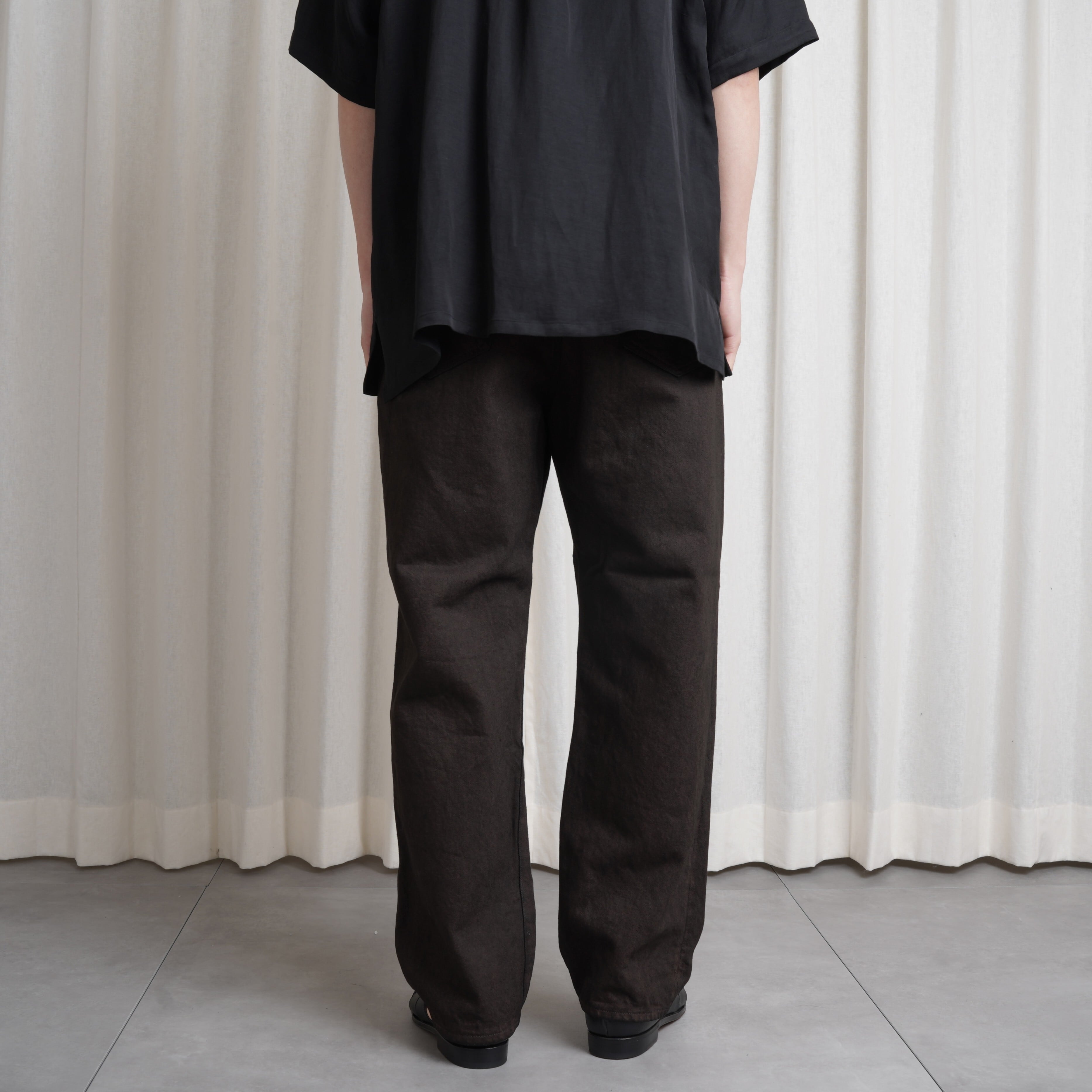 YOKO SAKAMOTO | 5POCKET EASY PANTS | KAKISHIBU | suikazura