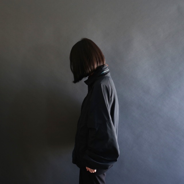 "CAMEL"  reversible loose silhouette zip-up blouson