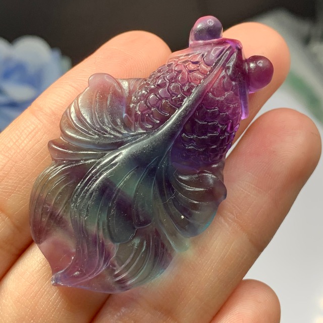 2.穴有り✩大型✩美しい金魚さんグラデーションフローライト