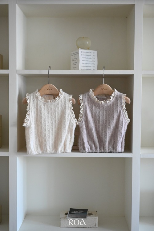 ROA［取寄］knit lace vest 25winter