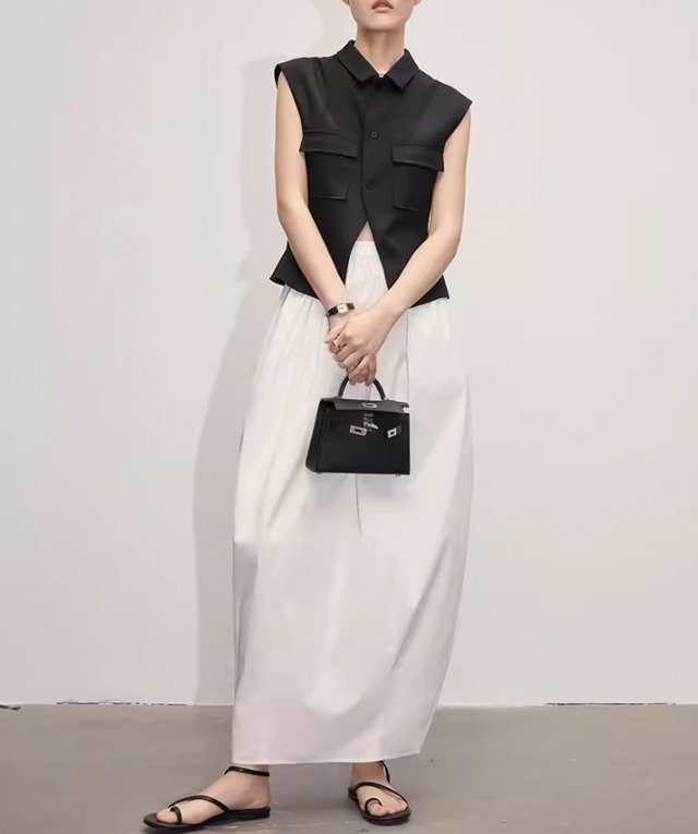 balloon long skirt　10566