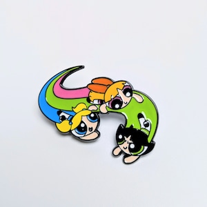 送料無料! ★ピンズ PINS★ピンバッジ 【 The Powerpuff Girls ( パワーパフガールズ ) 】〚アメリカン雑貨 アメトイ〛