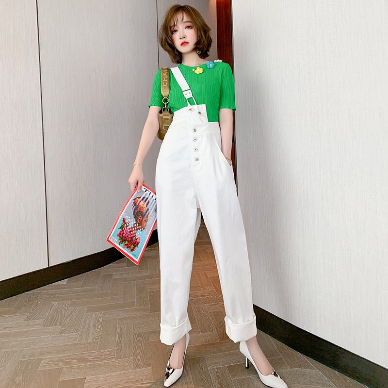 アシンメトリーシングルハイウェストウェストルーズパンツ スプリング 春物 MIUCO23503444609