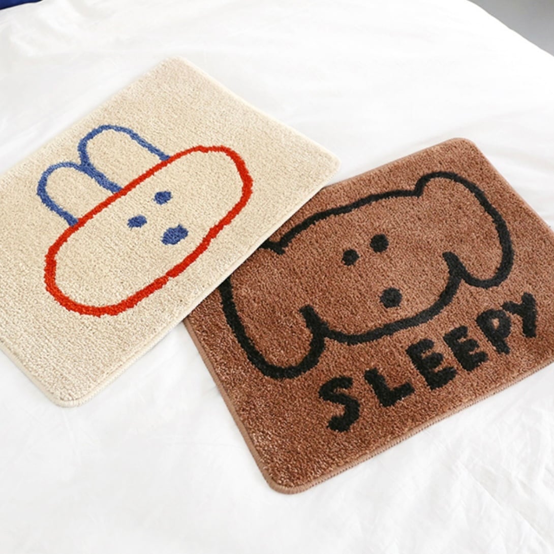 brunch brother foot mat 2types / ブランチブラザー バニー