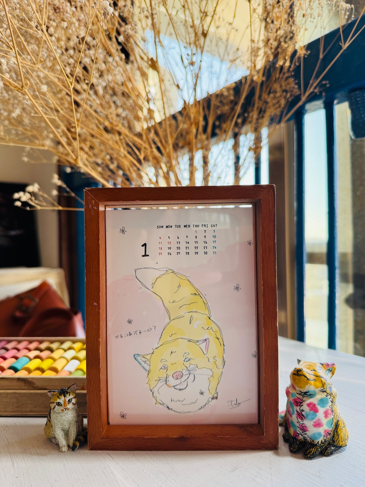 画家から届く毎月のお手紙付きカレンダー 2026