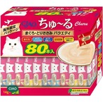 CIAO ちゅーる マグロ, トリササミ, バラエティー 80本 愛猫用