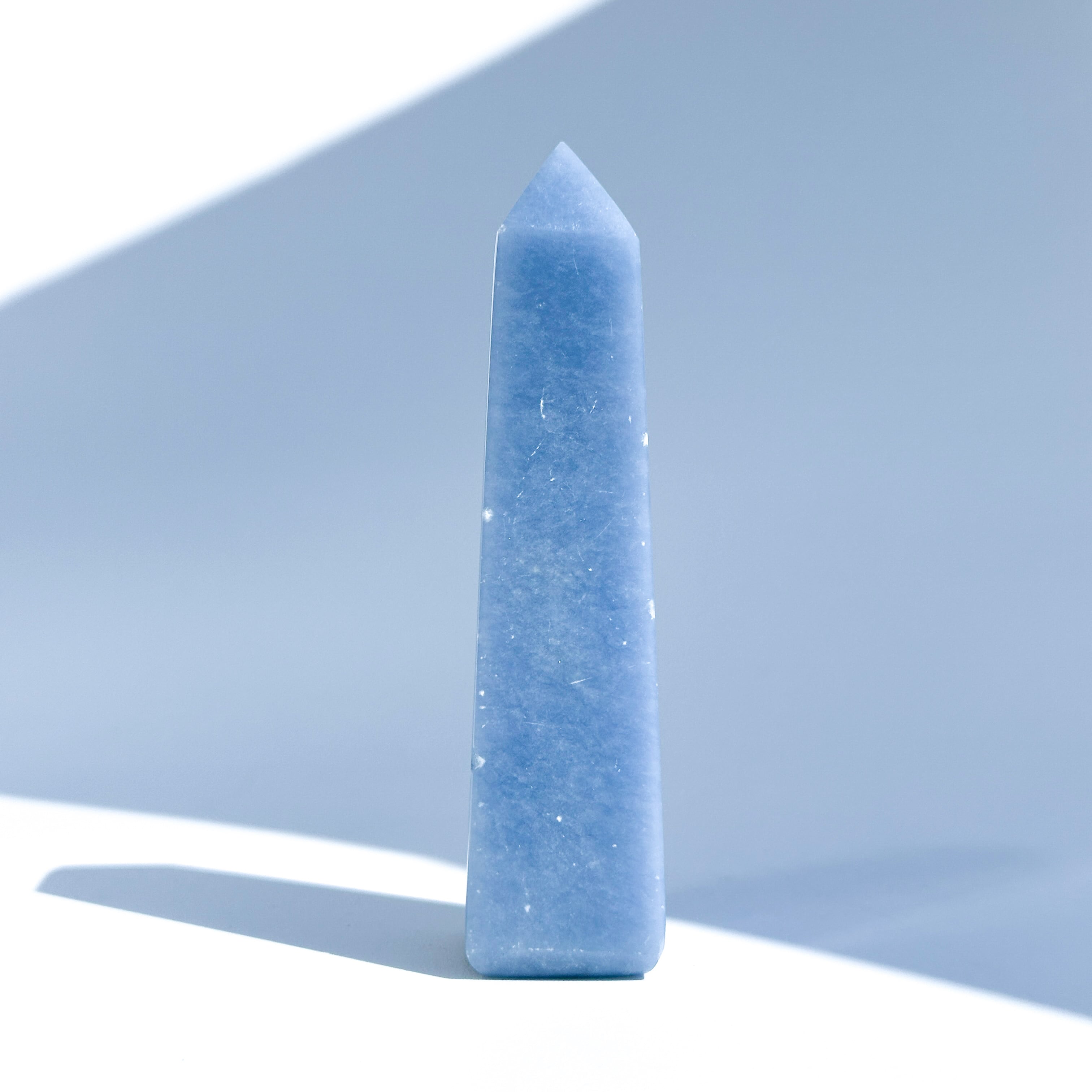エンジェライト タワー 72◇ Angelite ◇天然石・鉱物・パワーストーン