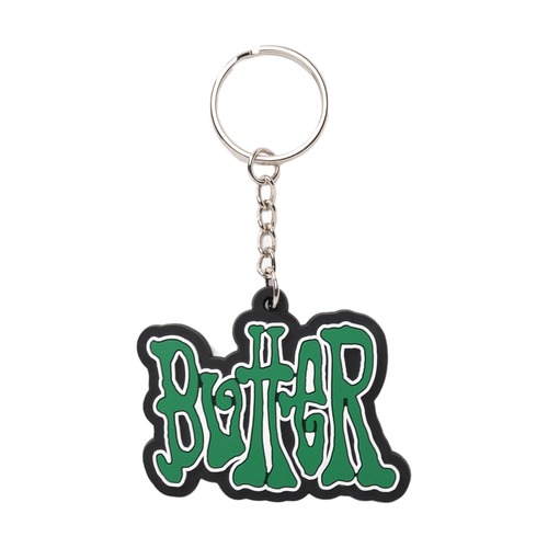 BUTTER GOODS【Tour Rubber Key Chain - Green】