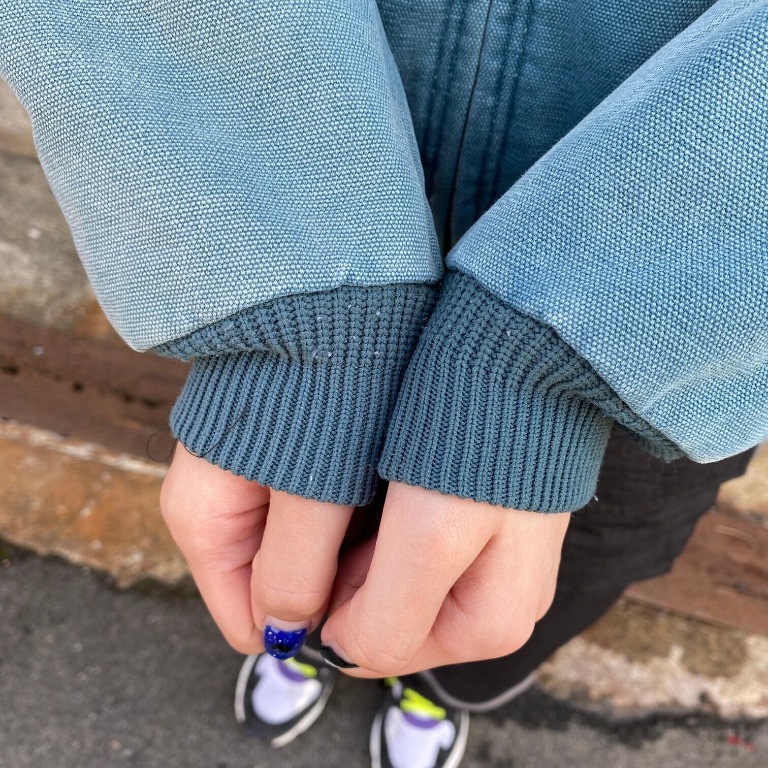 80年代 Carhartt カーハート ダック地 アクティブジャケット ボーイズL