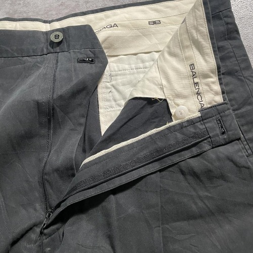 00s BALENCIAGA drape slacks 日本製 88 詳細写真12