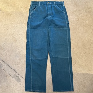 Ⓝ AFTER DYE BLUE DOUBLE KNEE COTTON PANT