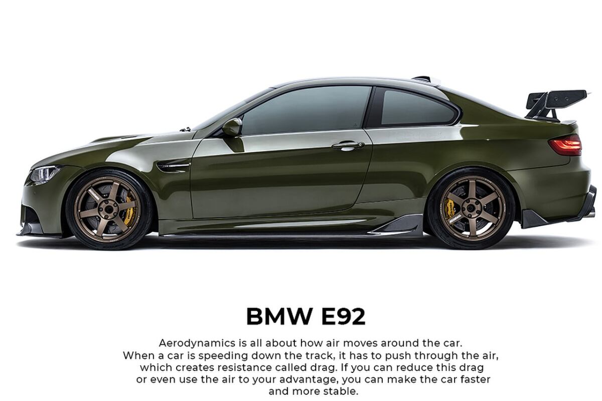 ADRO(エイドロ）BMW E92M3用カーボンフロントリップスポイラー ＜正規