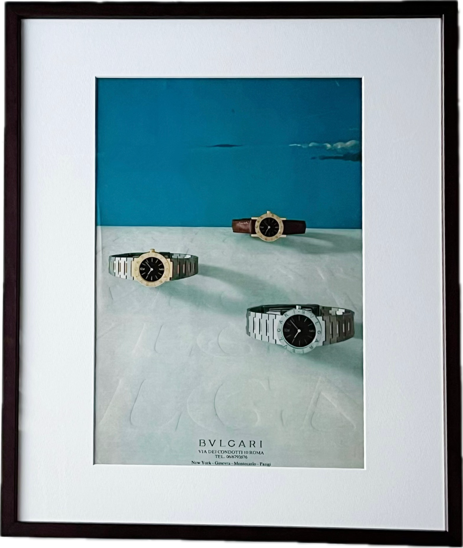 1984 広告＞ BVLGARI ブルガリ ポスター ヴィンテージ アートポスター