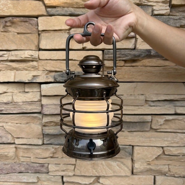 VERMONT LANTERNS ＜バーモントランタン＞ 】LED Antique Brass Mini