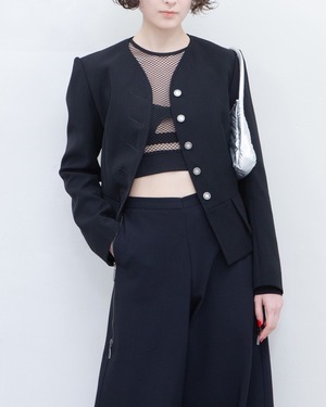 2000s Louis Vuitton - collarless jacket