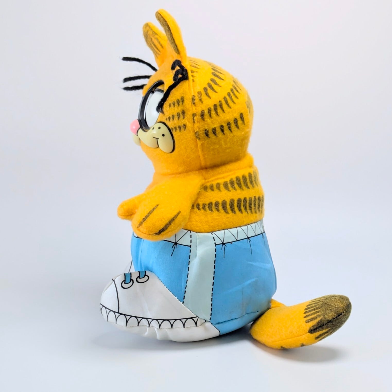 ☆ VINTAGE 1983 ☆【 Garfield ( ガーフィールド ) 】『 Garfield Talking Plush Doll 』トーキングぬいぐるみ プラッシュ plush 1980年代年製 〚アメリカン雑貨 アメトイ〛