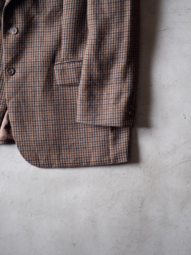 "CHAPS RALPH LAUREN" '90s vintage Wool houndstooth jacket