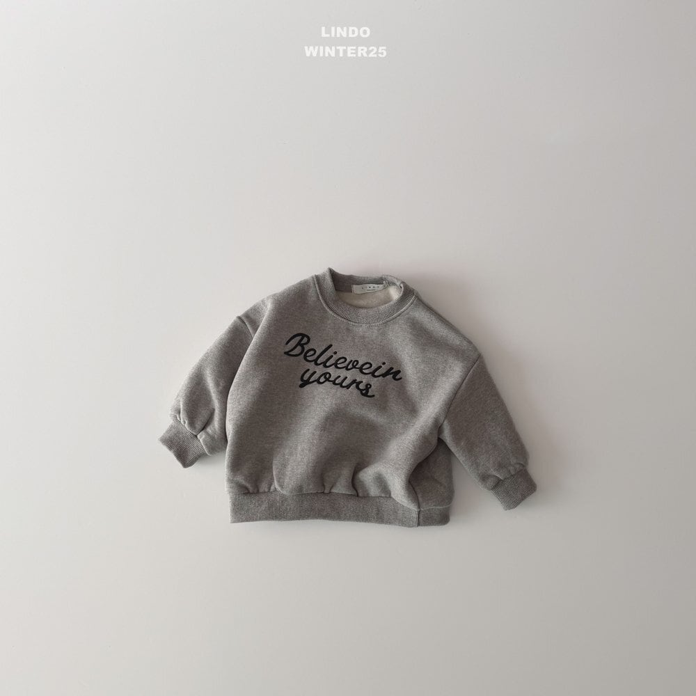 【予約商品】 believe sweatshirt