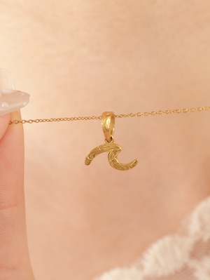 316L hawaiian wave necklace #n27