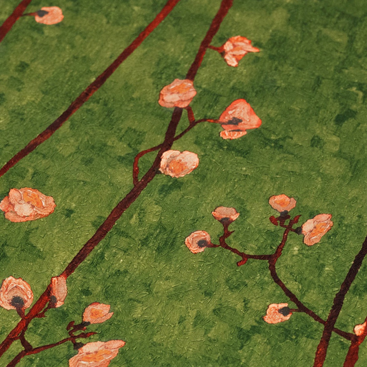 輸入壁紙 Van Gogh -Prunier en fleur d'après Hiroshige | MATERIAL