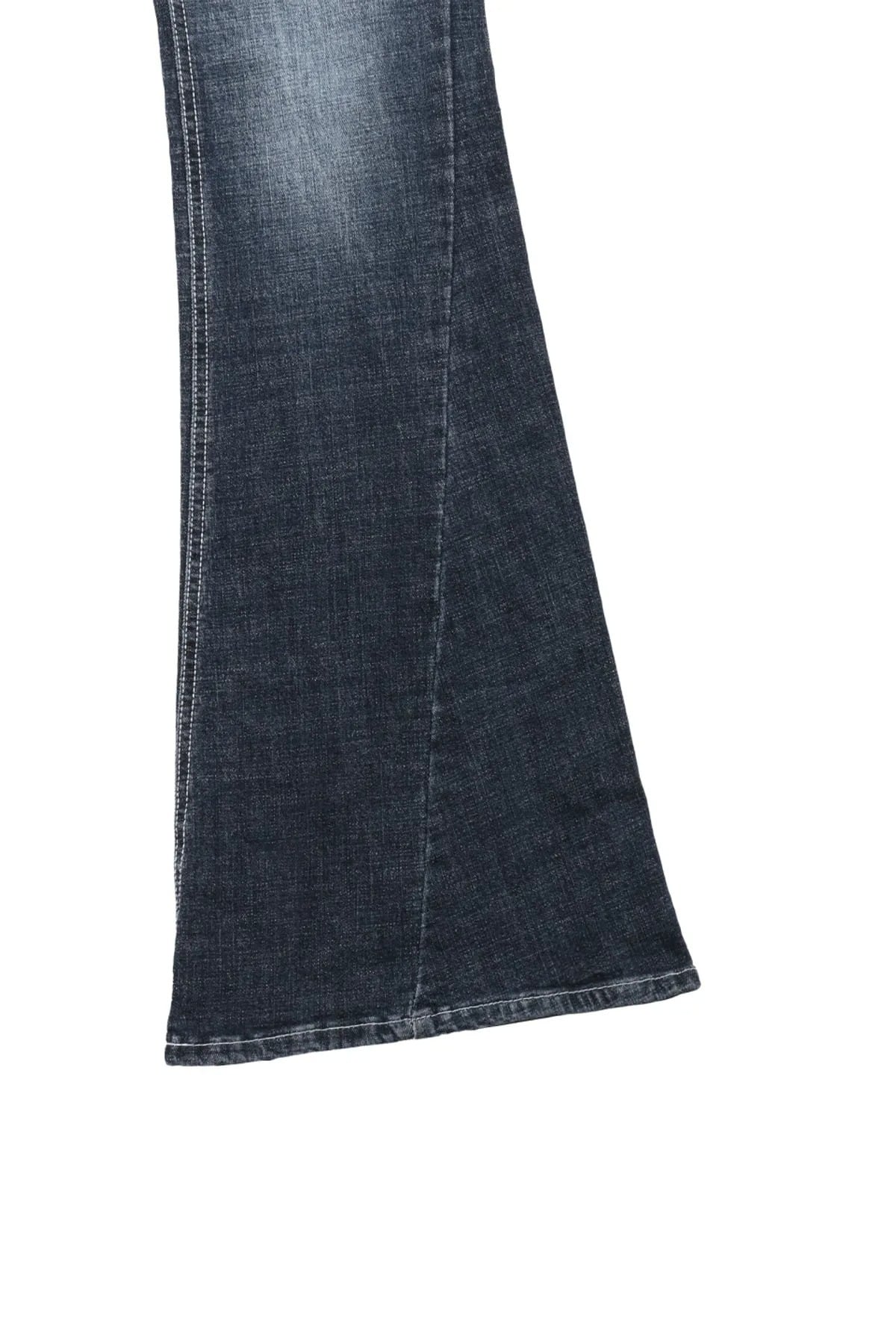 ☆aespa ジゼル 着用！！【SYNERJYN】CAT WASHING DENIM PANTS DEEP