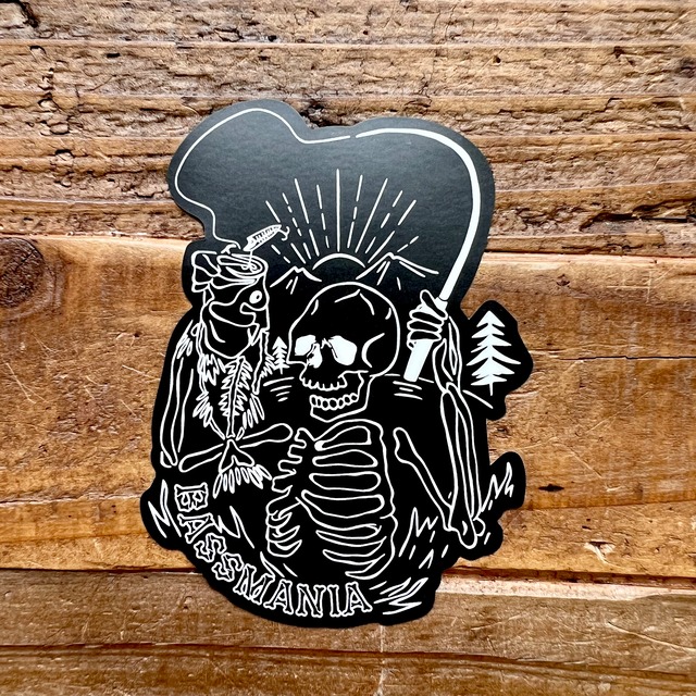 SKULL BASSステッカー