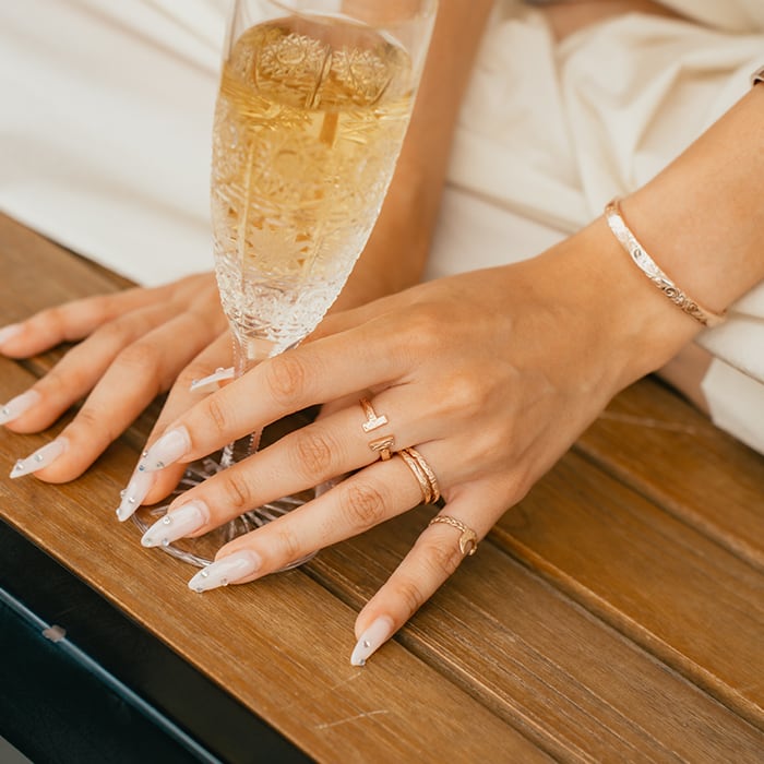 ティファニー シグネチャー 750 925 コンビ リング ティファニー シグネチャー 925/750 コンビ 指輪 リング 9.5号