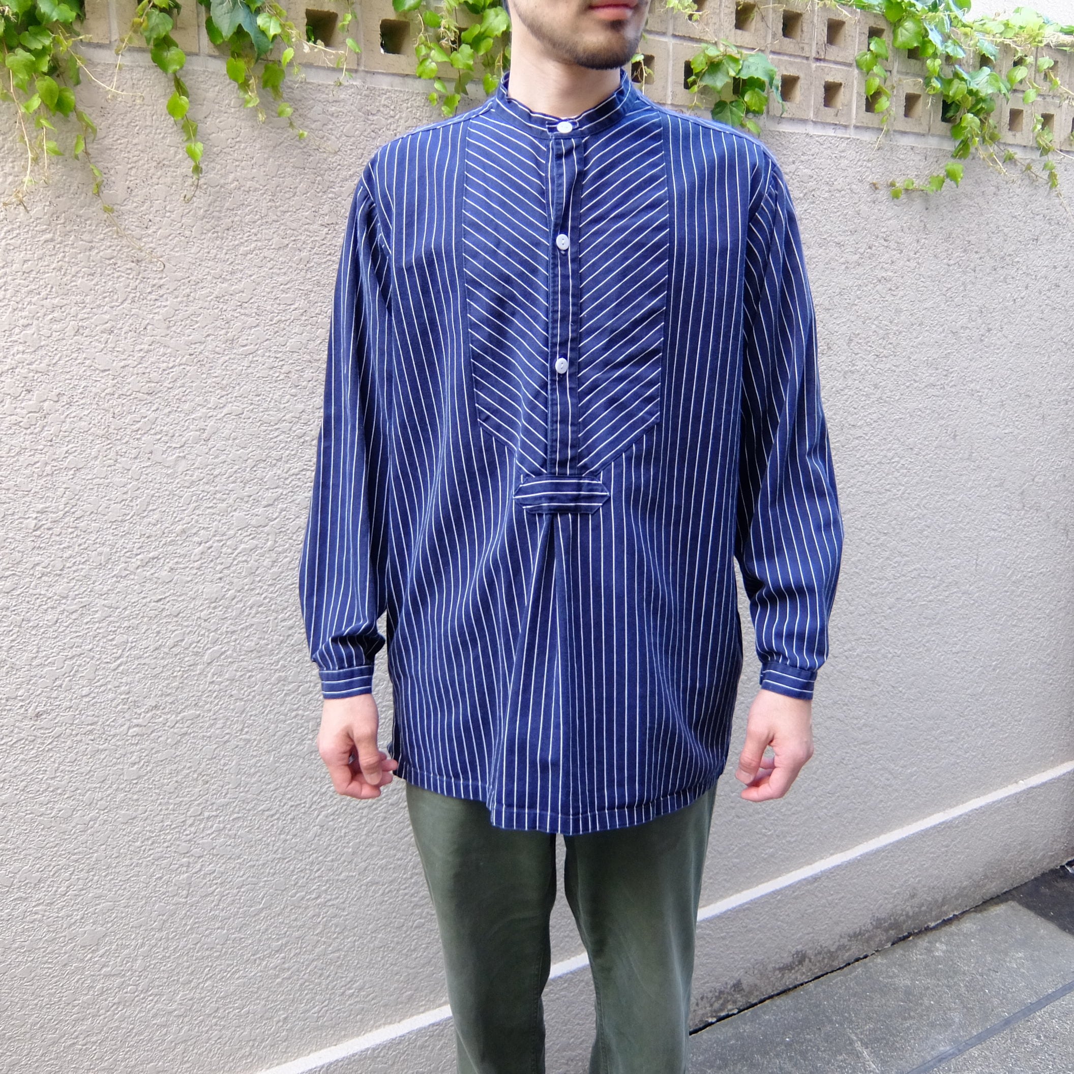 Germany Fisherman Pullover Shirt／ドイツ製 フィッシャーマンシャツ | BIG TIME ｜ヴィンテージ 古着  BIGTIME（ビッグタイム） powered by BASE