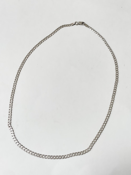 Old 925 Silver Chain Necklace Made In Italy