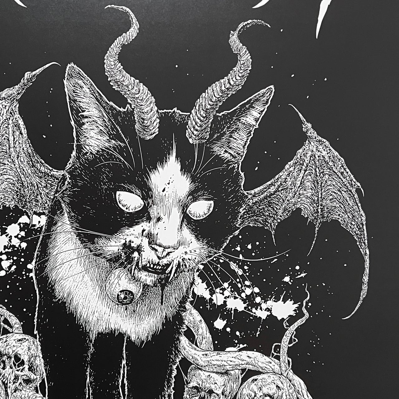 Infernal Cat Poster / 地獄猫 B3 ポスター | Brutal Death Clothing