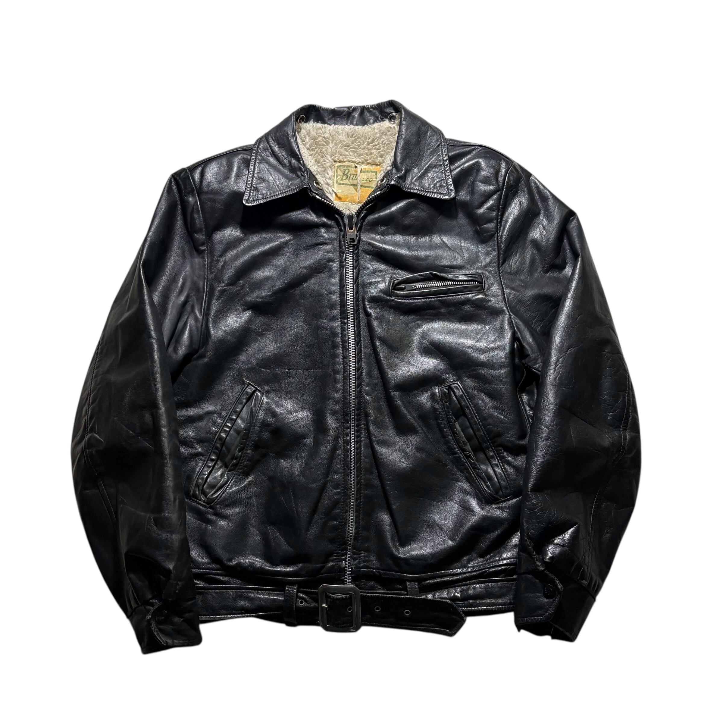 vintage 1970's BRIMACO single leather riders jacket | NOIR ONLINE
