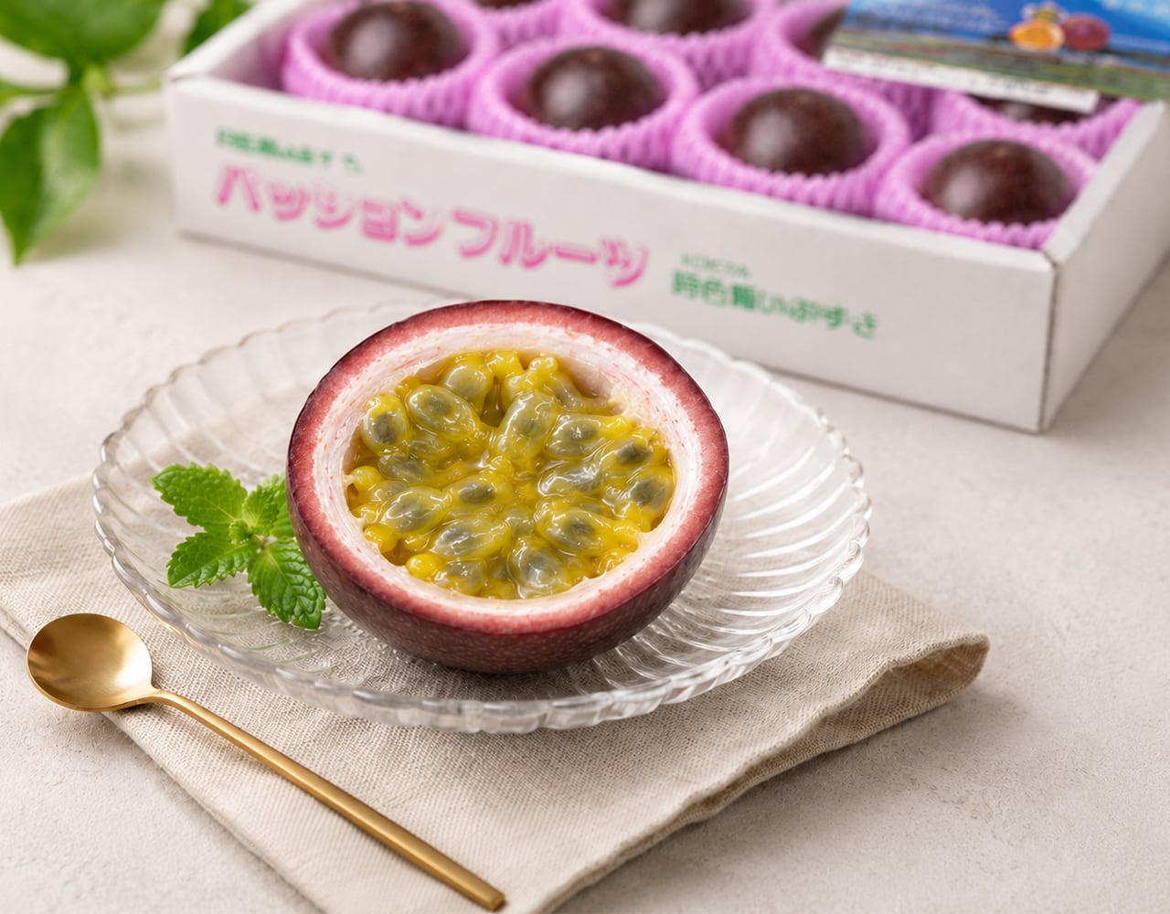幻のジュエルサンパッション（満杯詰め1kg程度＝11〜14玉入り