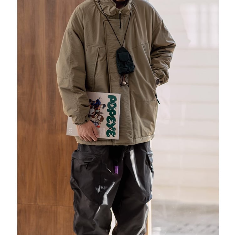 ★STAND-UP COLLAR WORKWEAR COTTON JACKET　　　A0844