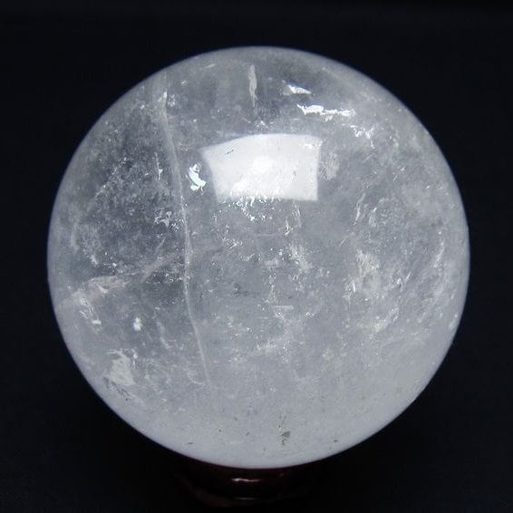 水晶 丸玉 59mm スフィア 置物 水晶玉 一点物 151-8844