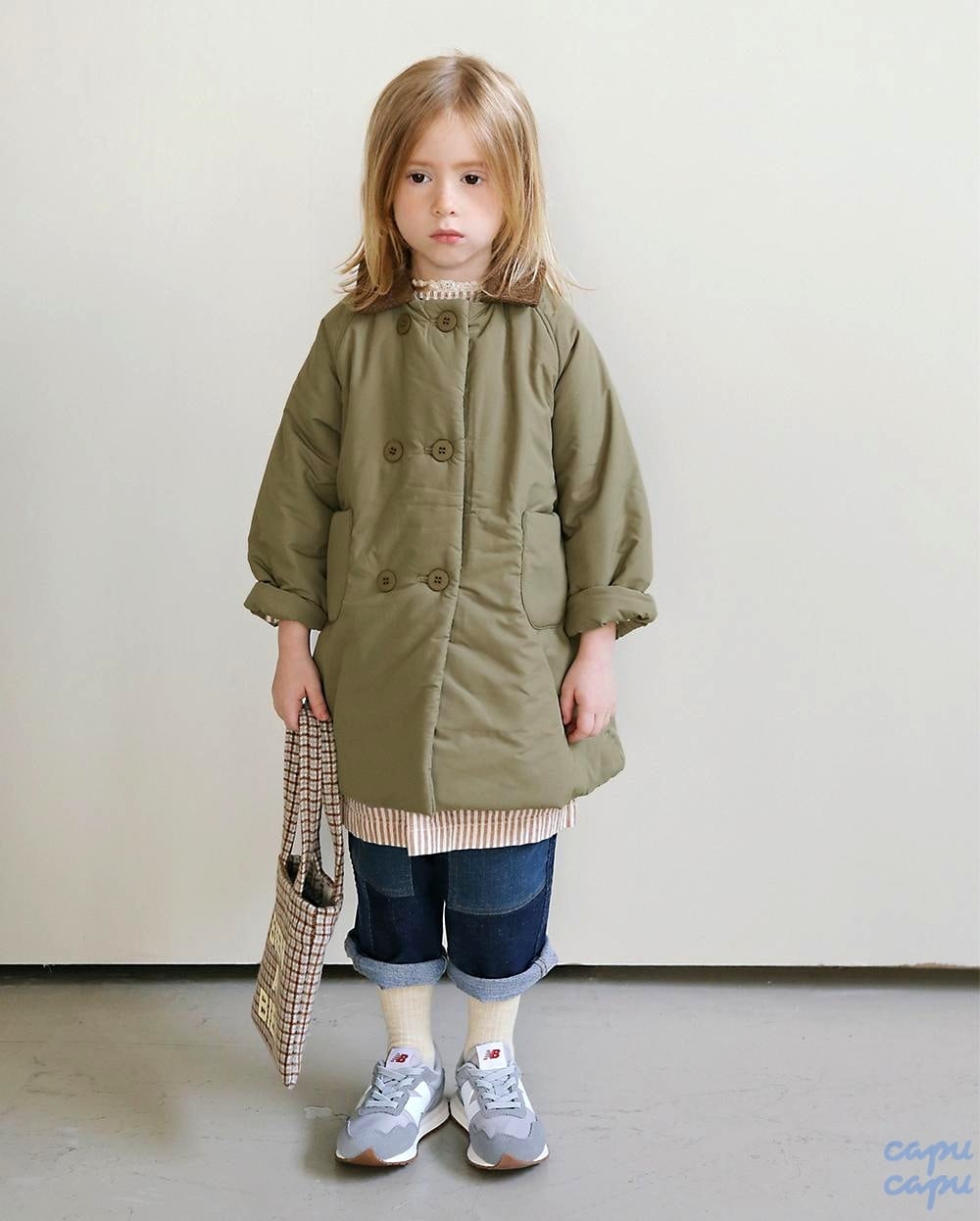 «sold out»ブラウン　S(90-100 サイズ)«bien a bien» LOMAE COAT ロメコート | 子供服 capucapu  powered by BASE