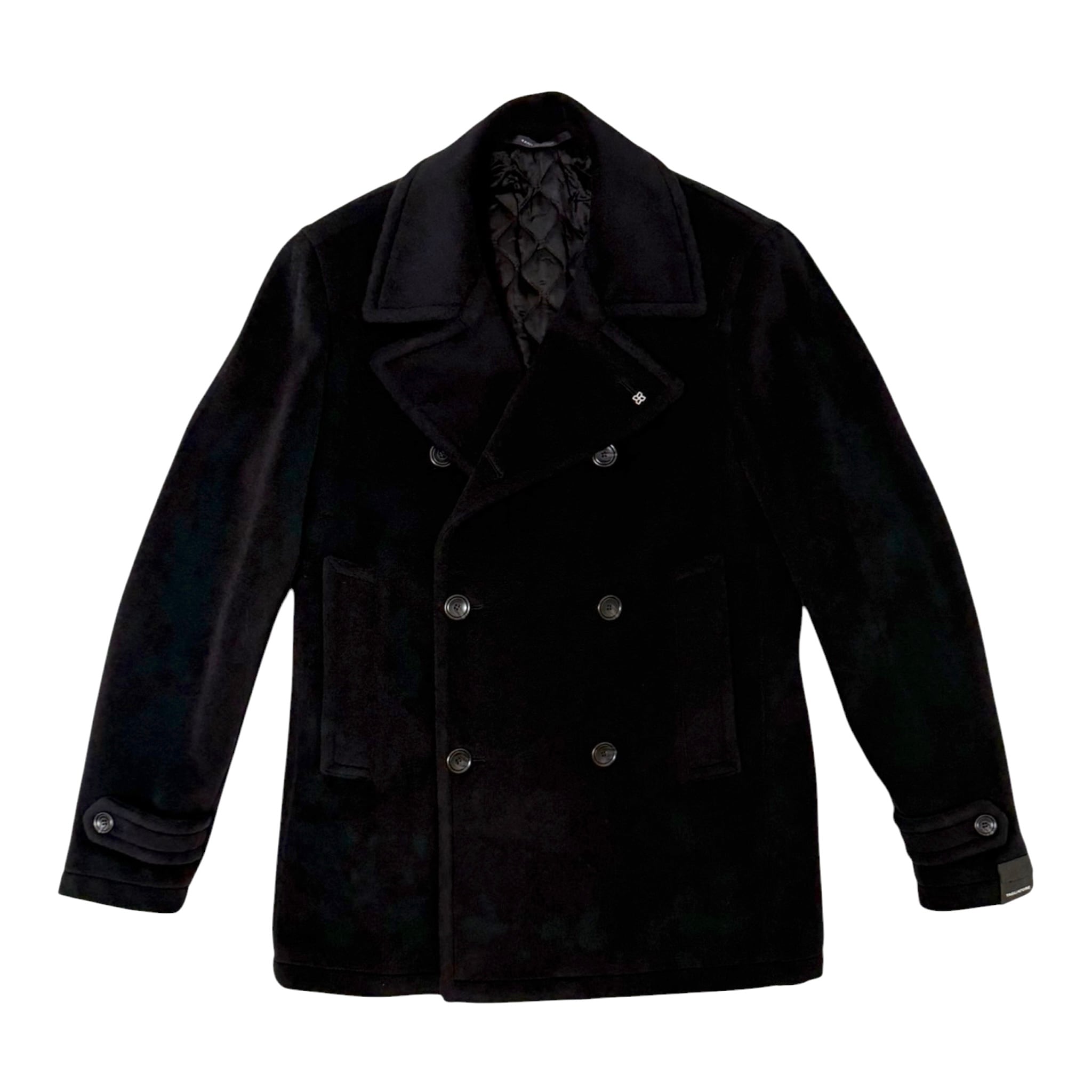 TAGLIATORE(タリアトーレ)MONACO/WOOL P-COAT(E30007)/BLACK(N1240)