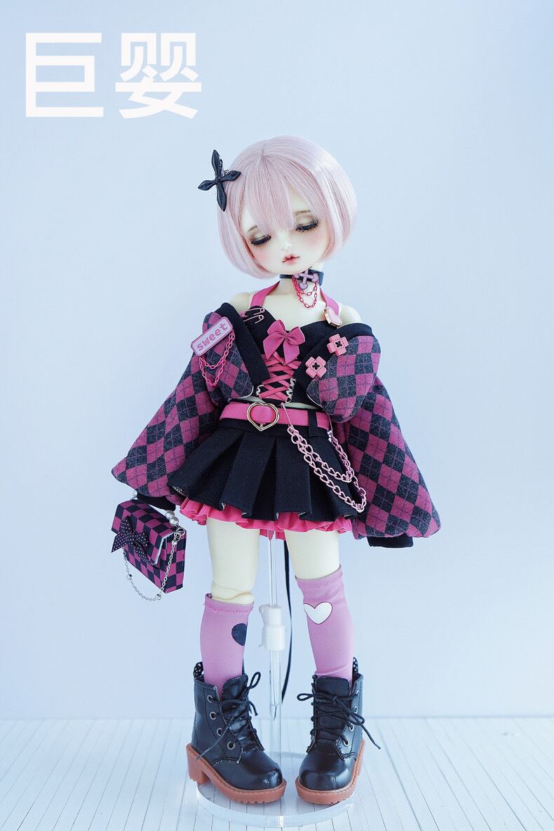 Xmya アウトフィット ドレス  ドール 人形 bjd  1/4 MSD F