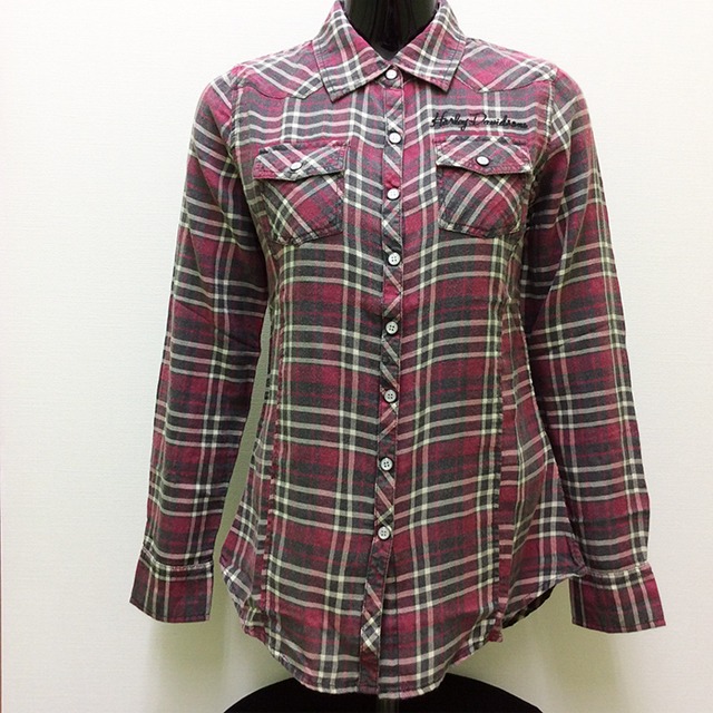 96433-20VW　長袖シャツーvintage script plaid 